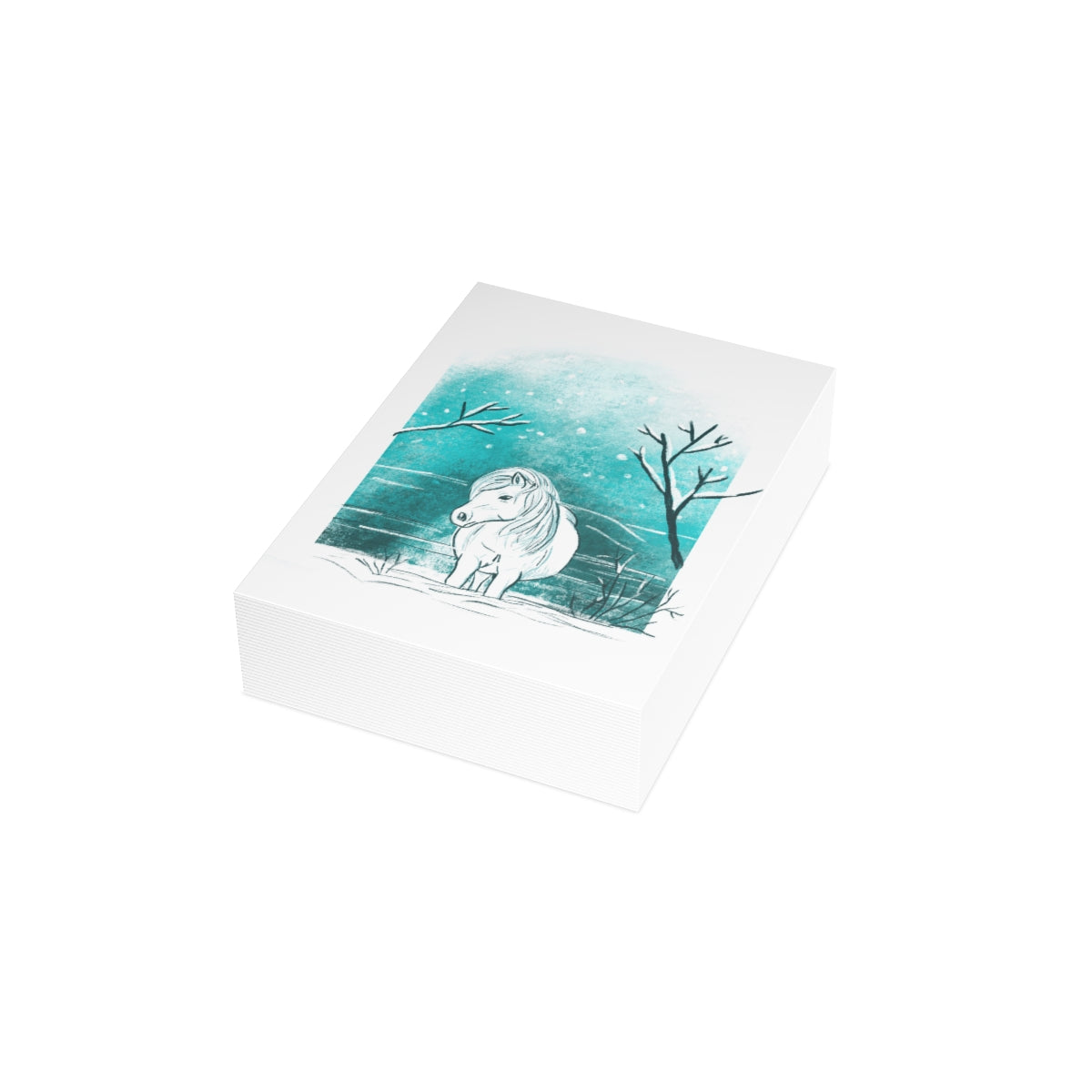 PNW Winter Pony Cards